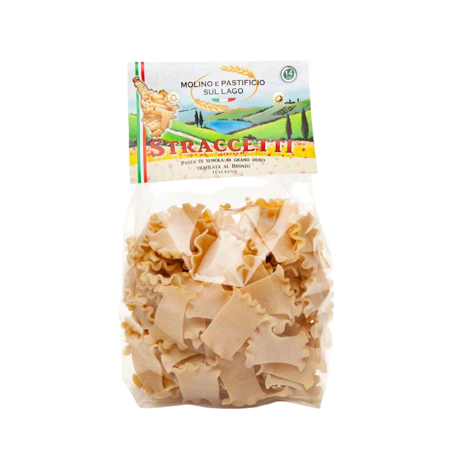 PASTA ARTIGIANALE DI GRANO DURO STRACCETTI TRAFILATI AL BRONZO