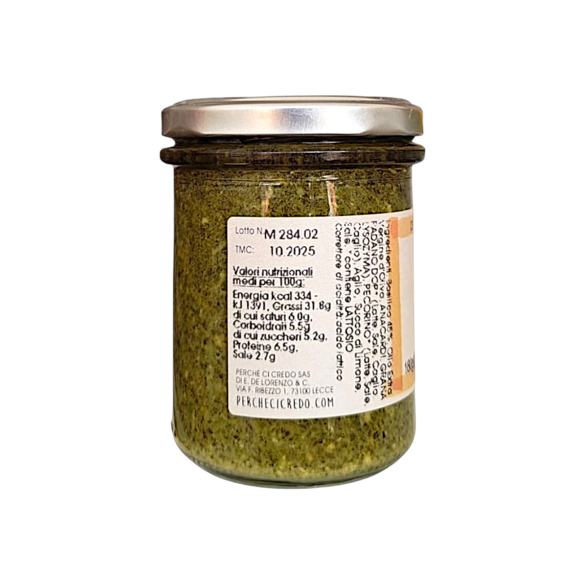 PESTO DI RUCOLA E LIMONE