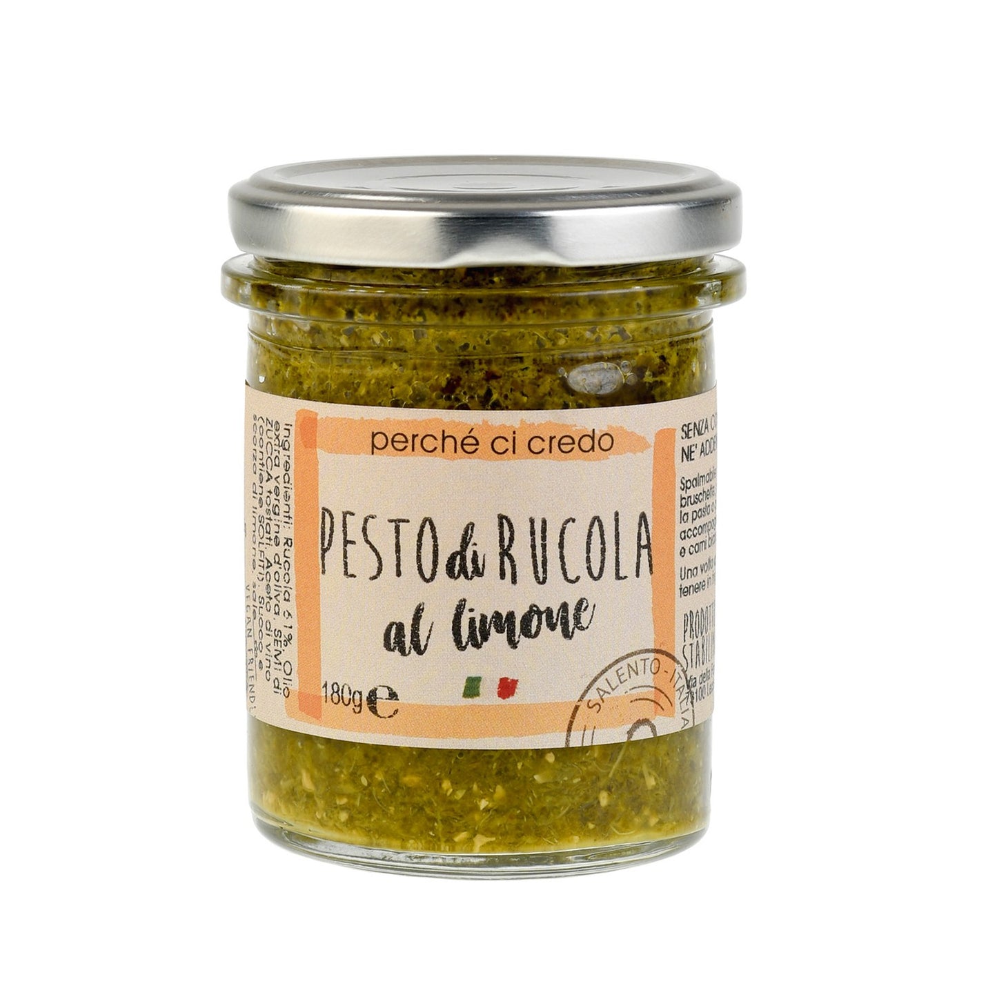 PESTO DI RUCOLA E LIMONE