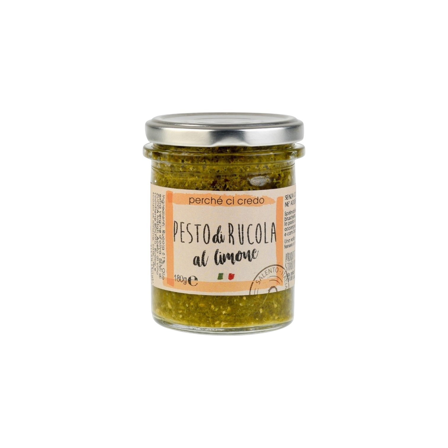 PESTO DI RUCOLA E LIMONE PERCHE' CI CREDO