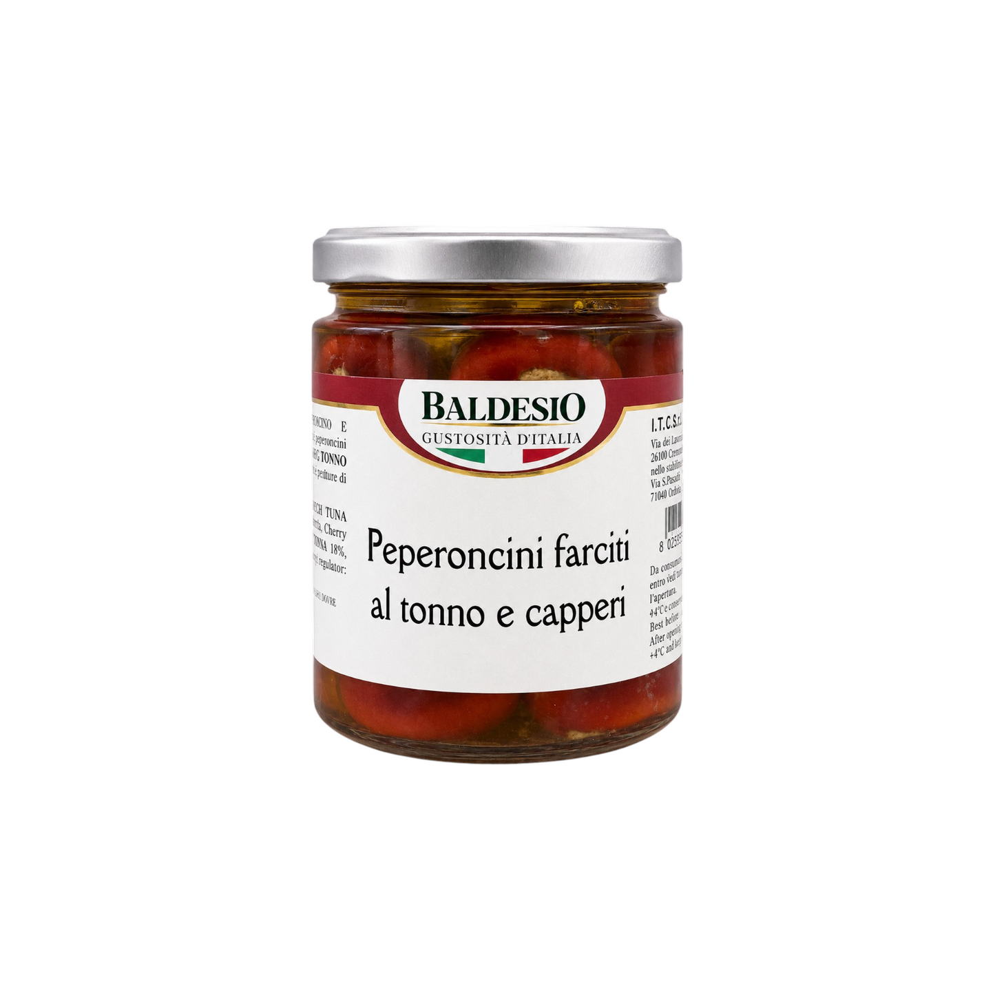 PEPERONCINI FARCITI AL TONNO E CAPPERI BALDESIO