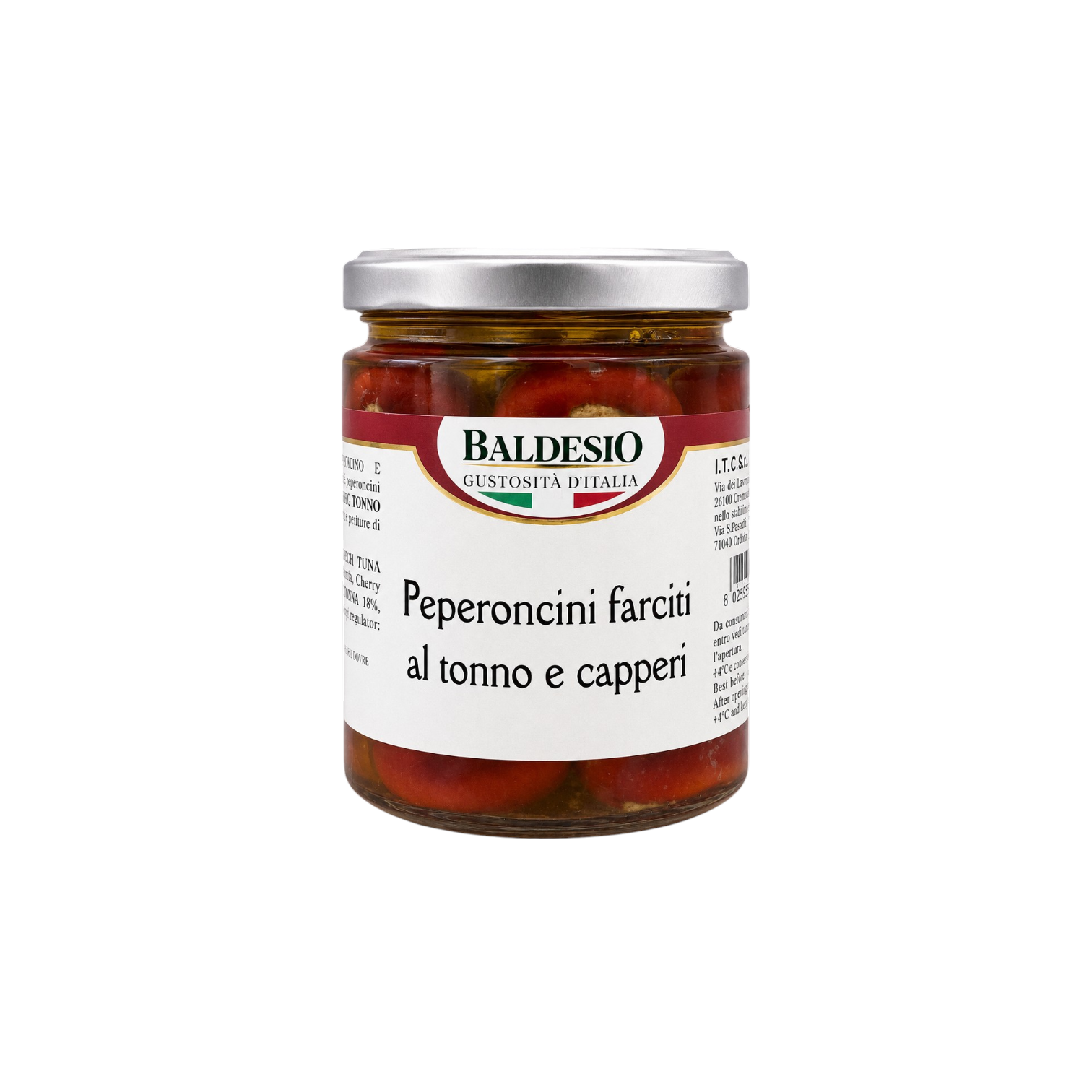 PEPERONCINI FARCITI AL TONNO E CAPPERI BALDESIO