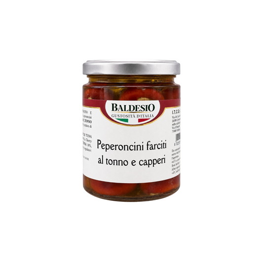 PEPERONCINI FARCITI AL TONNO E CAPPERI BALDESIO