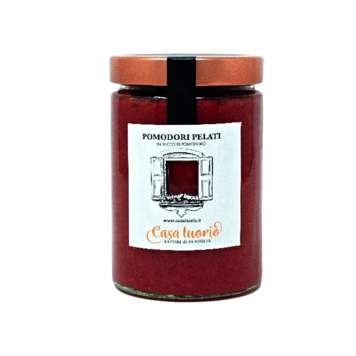 POMODORO LUNGO PELATO CONTESO IN SALSA DI POMODORO CASA IUORIO