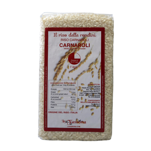 RISO ITALIANO PIEMONTESE CARNAROLI SOTTOVUOTO LA FASSONA