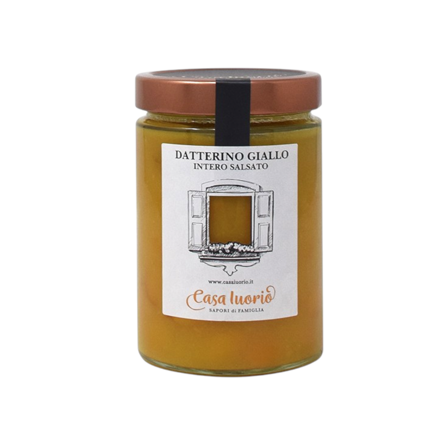 SALSA NATURALE ITALIANA DI DATTERINO GIALLO SALSATO CASA IUORIO