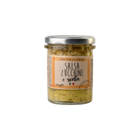 SALSA ZUCCHINE E RICOTTA PERCHÉ CI CREDO