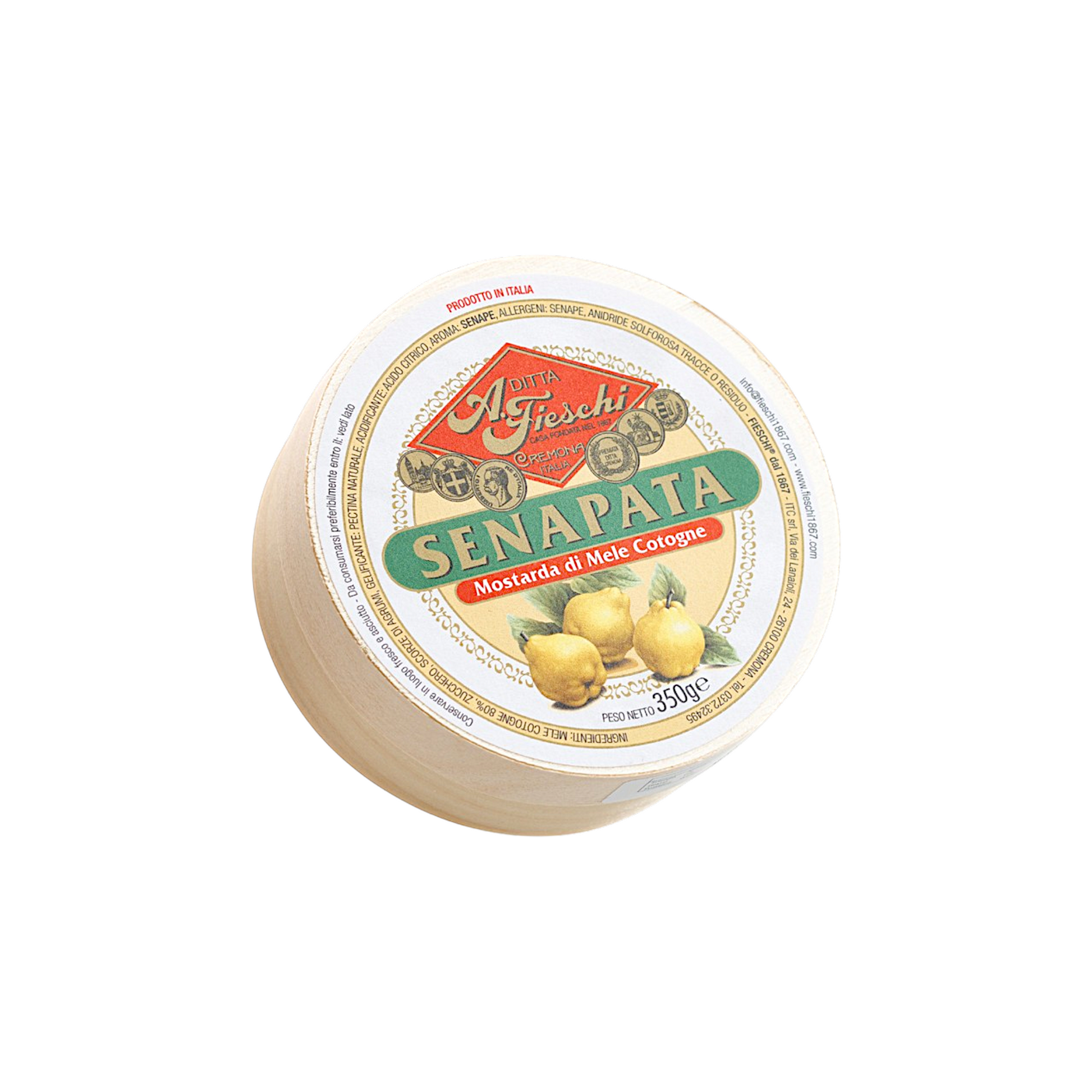 SENAPATA – MOSTARDA DI MELE COTOGNE FIESCHI
