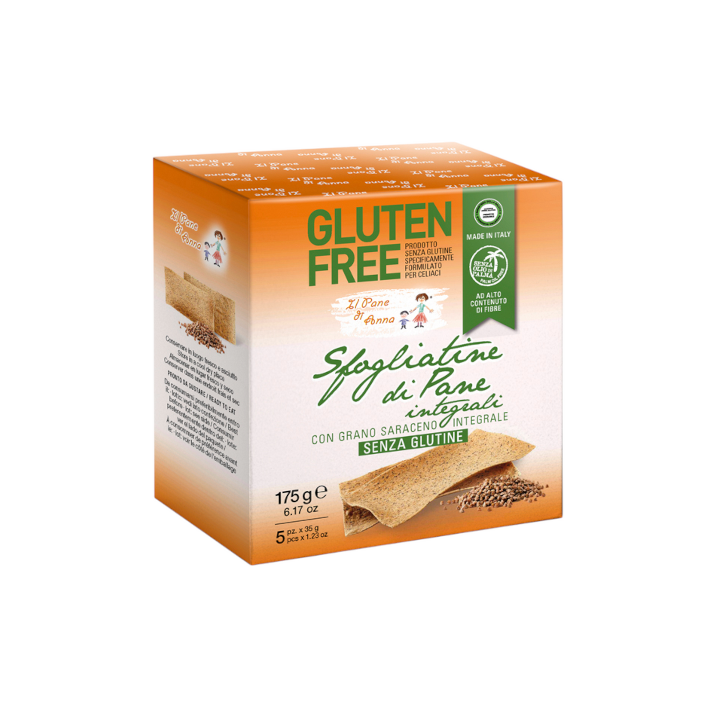 SFOGLIATINE DI PANE INTEGRALE SENZA GLUTINE IL PANE DI ANNA