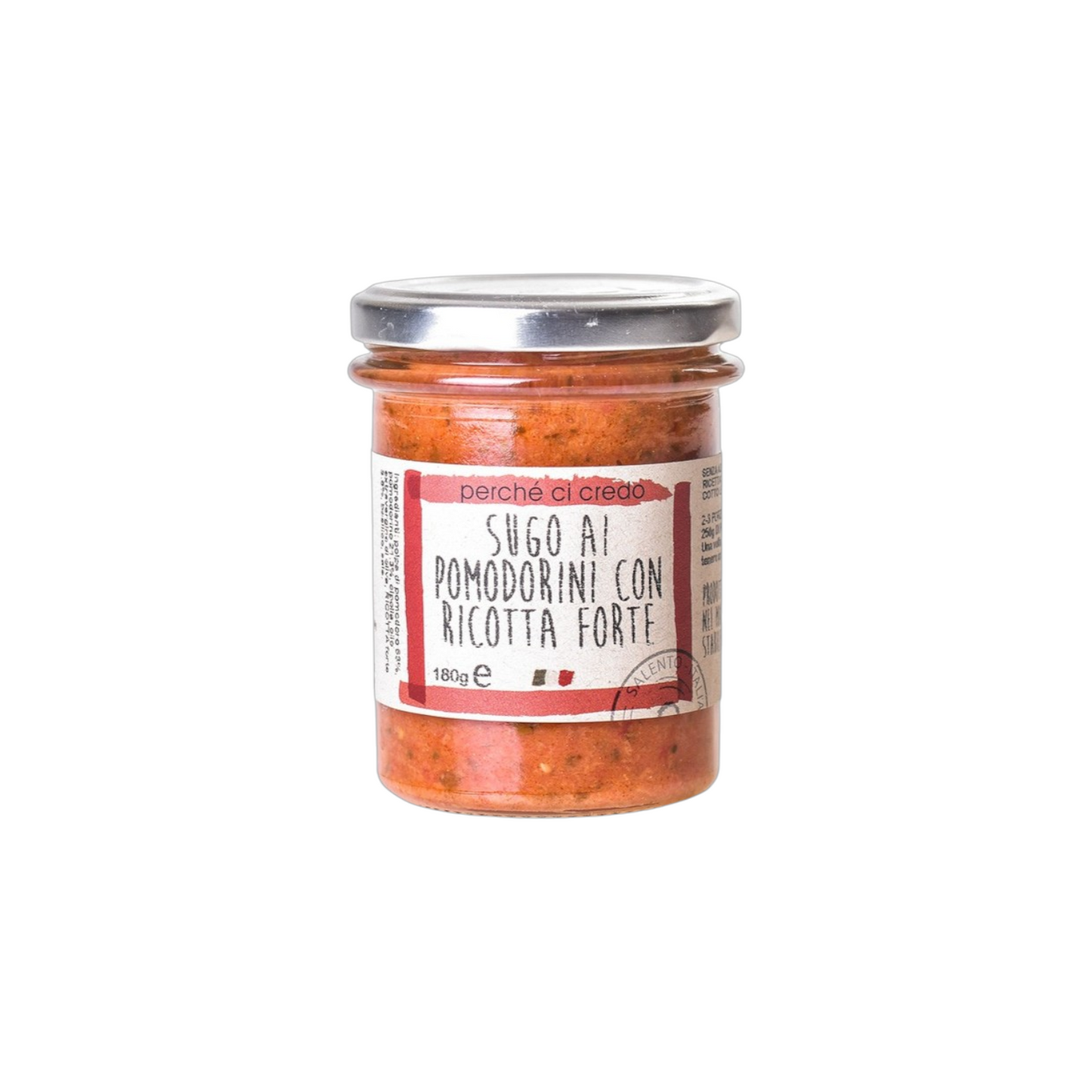 SUGO RUSTICO AI POMODORINI E RICOTTA FORTE PERCHÉ CI CREDO