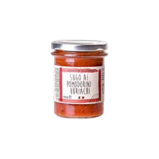 SUGO RUSTICO AI POMODORINI UBRIACHI CON VINO NEGROAMARO PERCHÉ CI CREDO