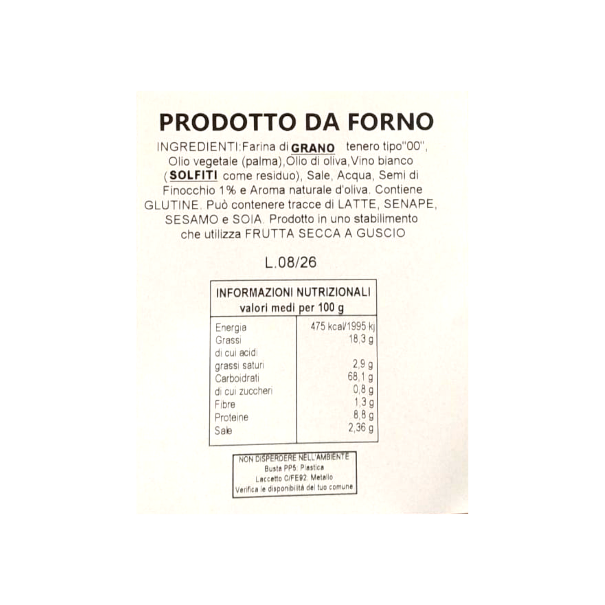 TARALLI DELLA NONNA LE DELIZIE DEL GRANO ALTAMURA