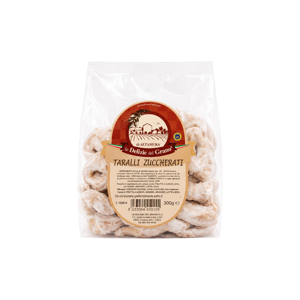 TARALLI ZUCCHERATI LE DELIZIE DEL GRANO ALTAMURA