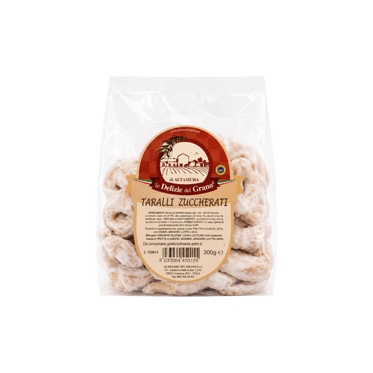 TARALLI ZUCCHERATI LE DELIZIE DEL GRANO ALTAMURA