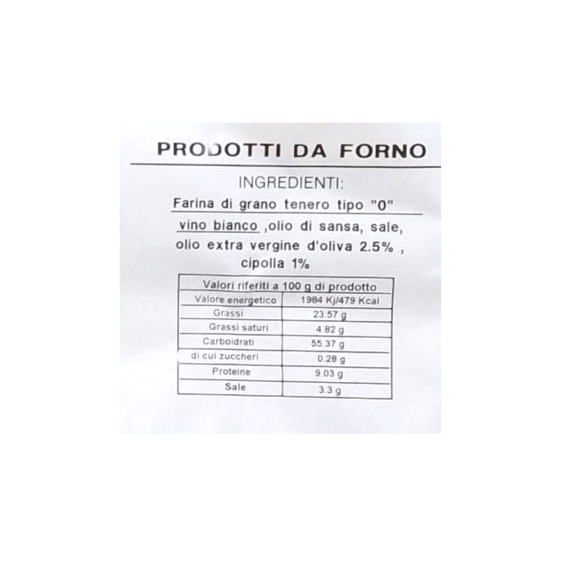 TARALLI FRIABILI ALLA CIPOLLA LE DELIZIE DEL GRANO ALTAMURA