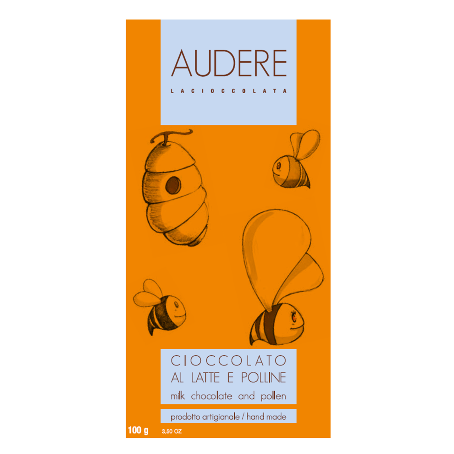 AUDERE MILK CHOCOLATE AND POLLEN BAR
