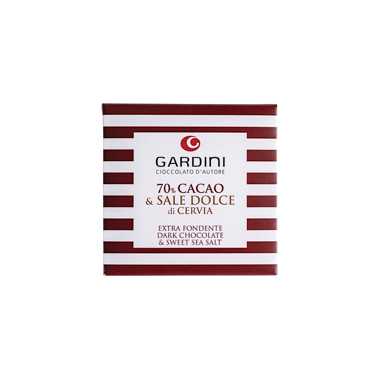 70% EXTRA DARK CHOCOLATE BAR WITH SWEET SALT FROM CERVIA GARDINI