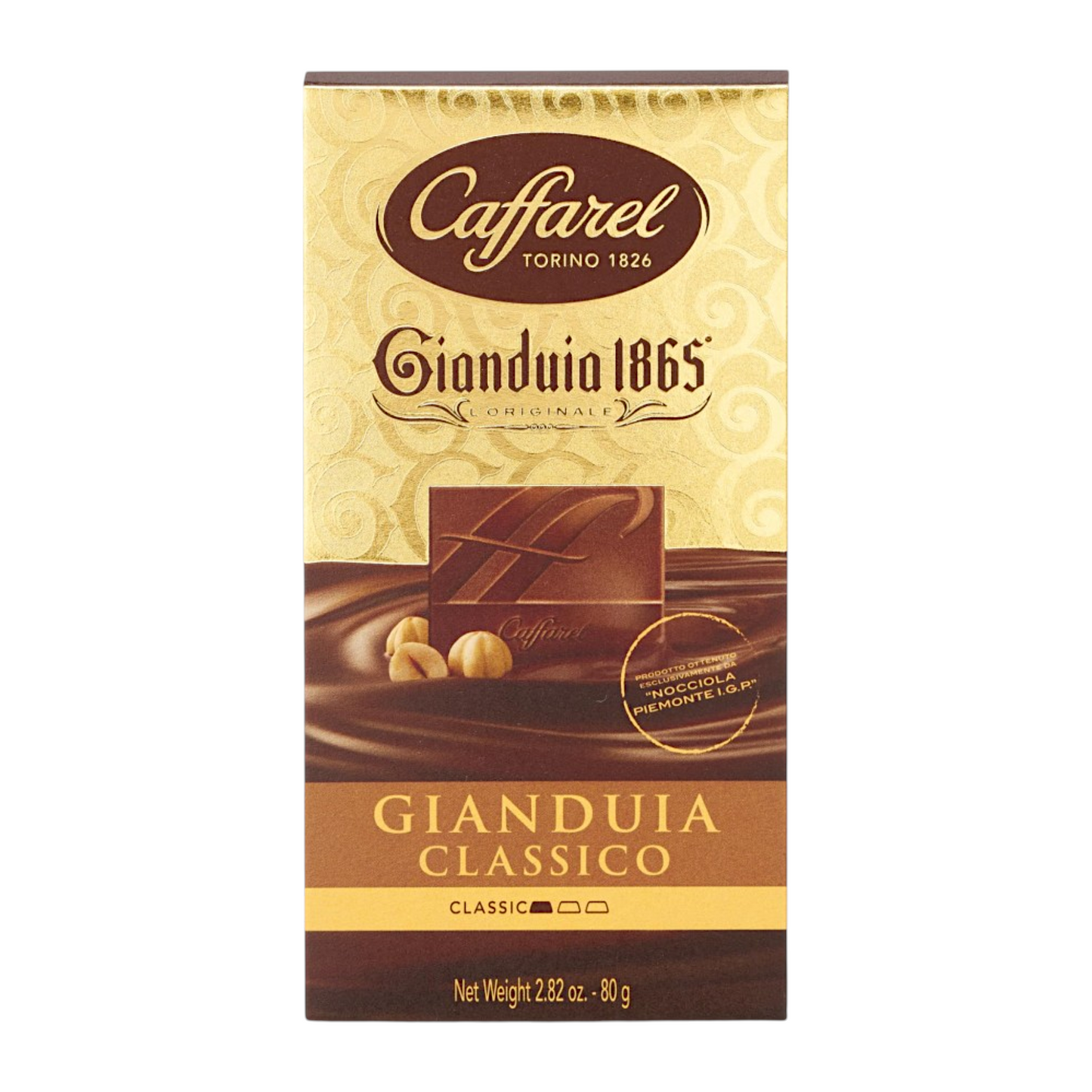 CLASSIC GIANDUIA CHOCOLATE BAR CAFFAREL