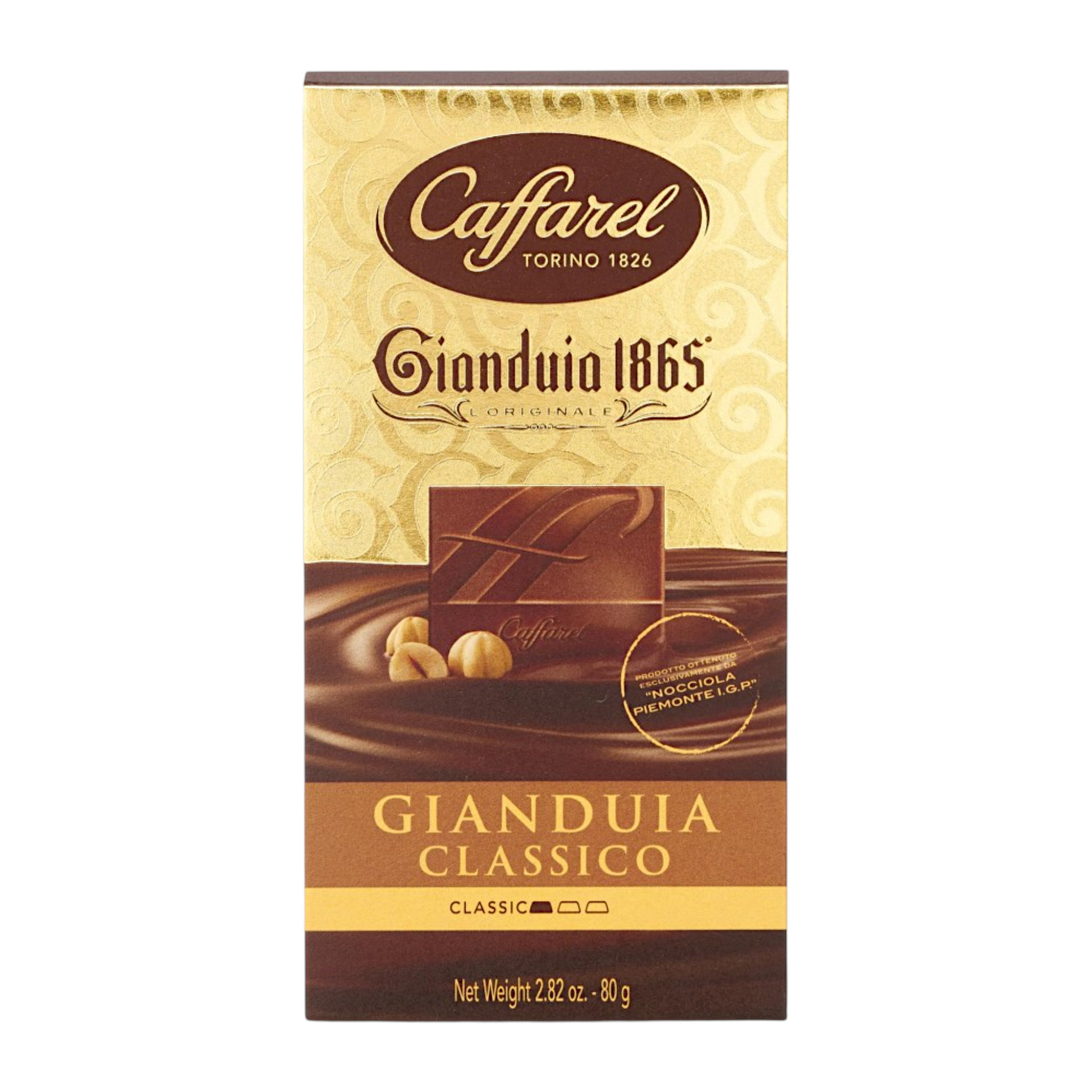 CLASSIC GIANDUIA CHOCOLATE BAR CAFFAREL