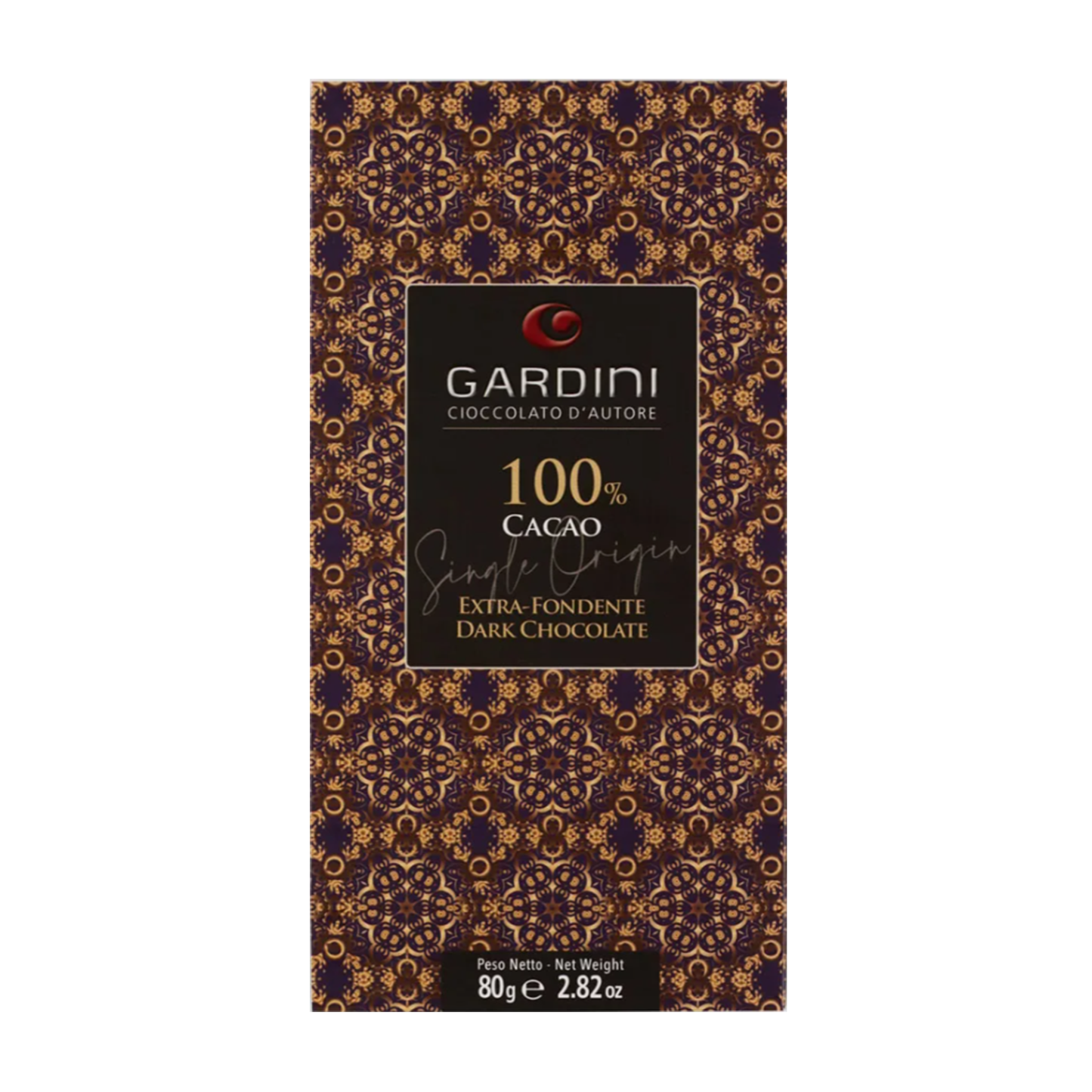 TAVOLETTA MONORIGINE ECUADOR ARRIBA NATIONAL 100% CACAO GARDINI CIOCCOLATO