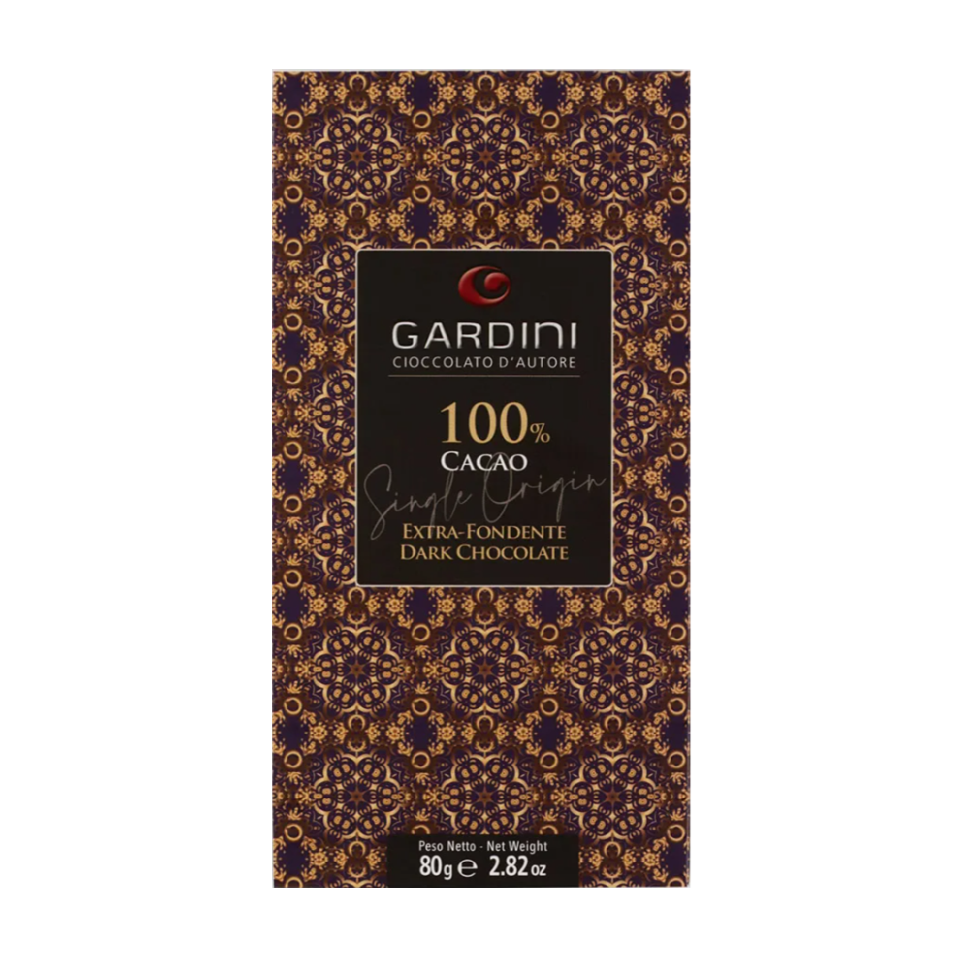 TAVOLETTA MONORIGINE ECUADOR ARRIBA NATIONAL 100% CACAO GARDINI CIOCCOLATO