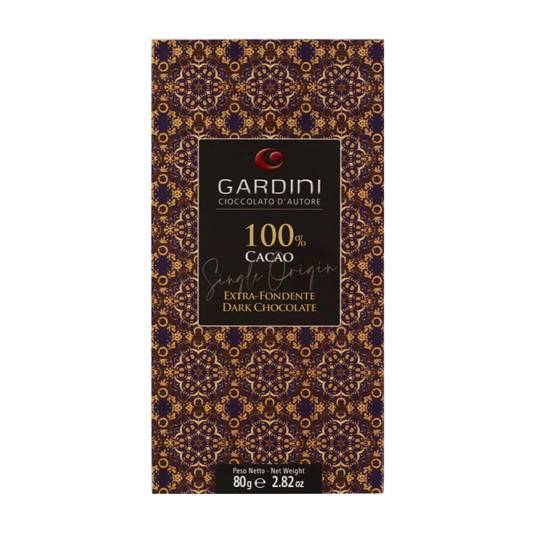SINGLE ORIGIN BAR ECUADOR ARRIBA NATIONAL 100% COCOA GARDINI CHOCOLATE