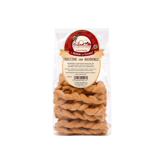 TRECCINE CON MANDORLE LE DELIZIE DEL GRANO ALTAMURA