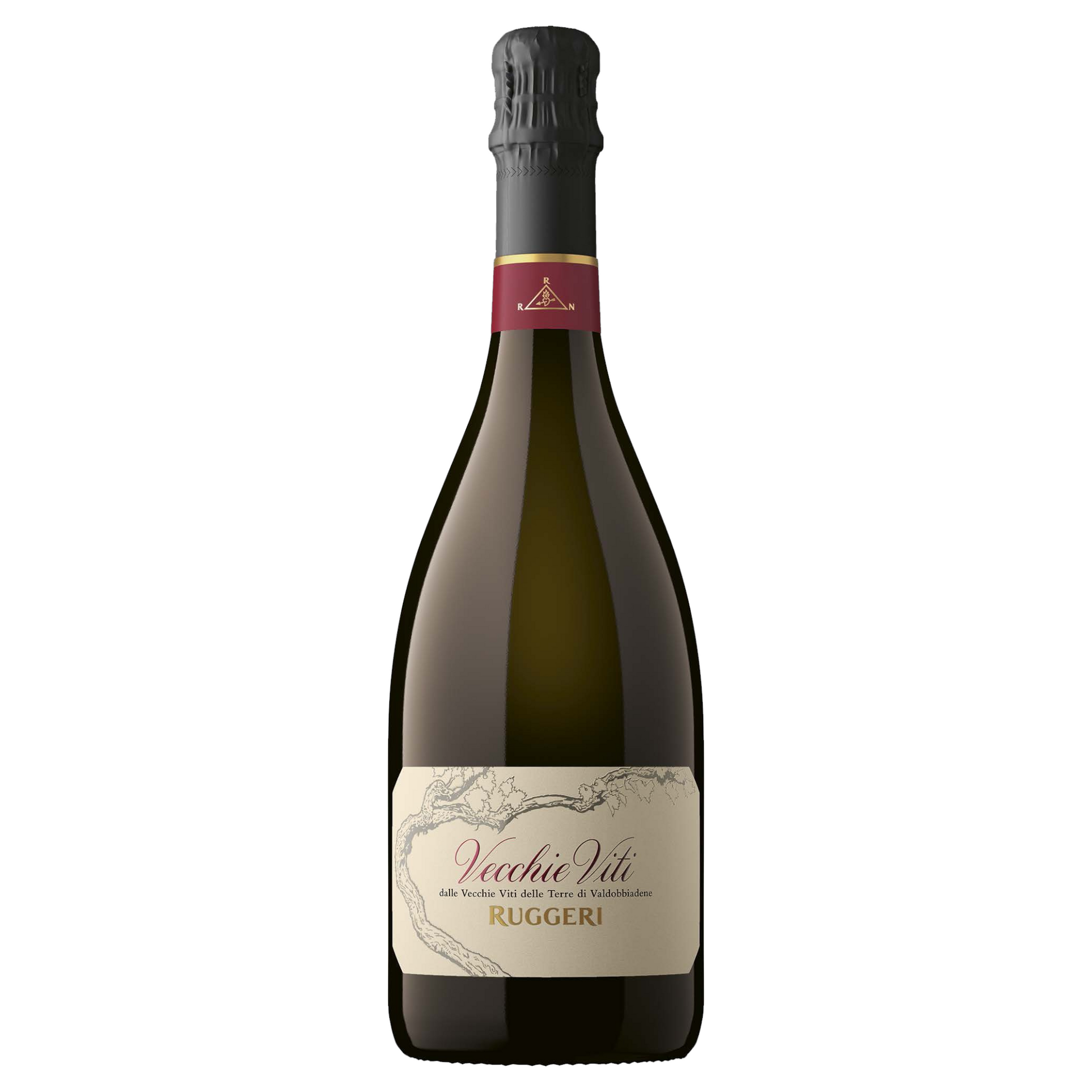 VECCHIE VITI VALDOBBIADENE PROSECCO SUPERIORE DOCG EXTRA DRY MILLESIMATO RUGGERI BOTTIGLIA 75 CL
