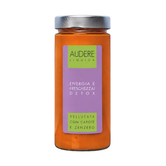 “DETOX” CARROT AND GINGER CREAMY SOUP AUDERE