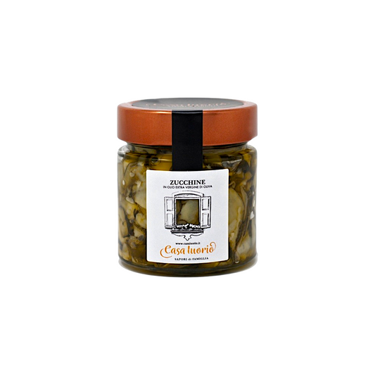 CRUDAIOLA-STYLE COURGETTES IN EXTRA VIRGIN OLIVE OIL CASA IUORIO